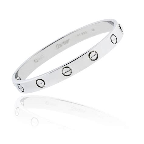 cartier bracelet sterling silver|cartier sterling silver bracelet price.